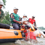 Pelatihan Water Rescue dan Aksi Bersih-Bersih Setu Jatijajar
